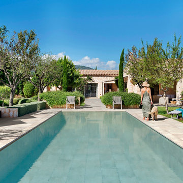 Piscina + terraza, color Brune de Bohème
