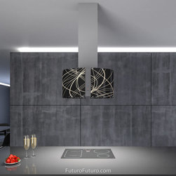 27&Prime; Murano Echo LED Island Range Hood - Range Hoods And Vents