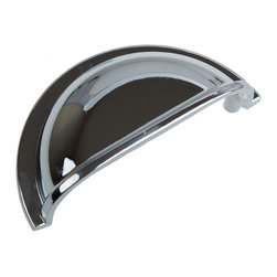 GlideRite Hardware - 3" Classic Bin Pull, Polished Chrome - Cabinet And Drawer Handle Pulls