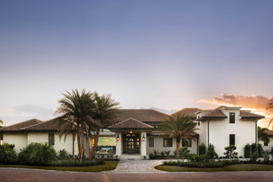 Transitional exterior home photo in Miami
