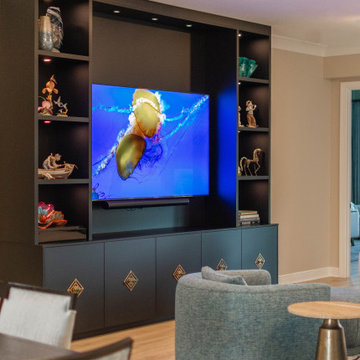 Living Area - Custom Entertainment Center