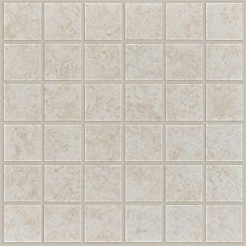 Shaw CS99Q Empire - 13" x 13" Square Mosaic Floor and Wall Tile - - Latte