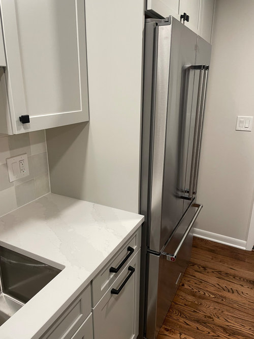 Fridge sticking out too much?