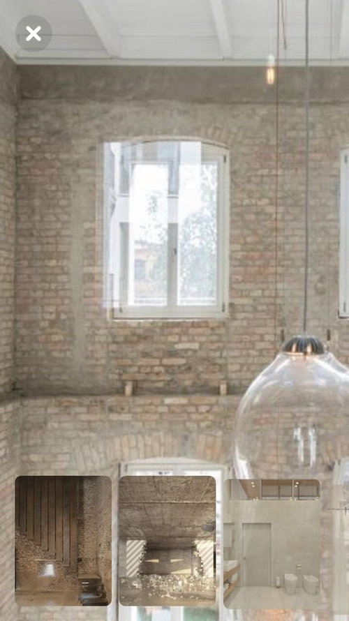 Backsteinwand in hellerem Farbton gestalten