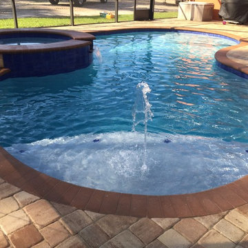 Custom Pool, Spa and Enclosure