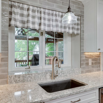 Transitional Two-Finish Kitchen Design Sterling, VA