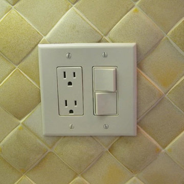 Before and after switchplates