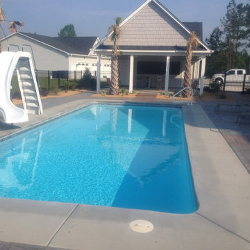 Olympic Bay Fiberglass Pool