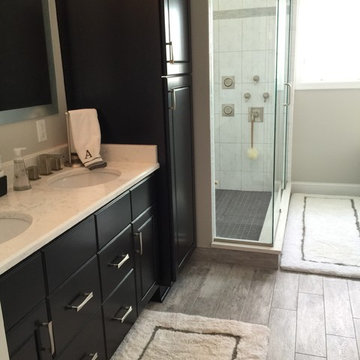 Contemporary Bath Remodel in Hamburg