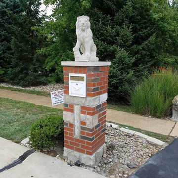 Mailbox tear down and rebuild in Chesterfield, Mo # 2