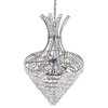 Chique 12 Light Chandelier With Chrome Finish