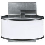 Norwell Lighting - Norwell Lighting 1126-BA-AC Timbale - 7" 2W 1 LED Wall Sconce - Michael Wolk designed LED sconces. The clean geomeTimbale 7" 2W 1 LED  Brushed Aluminum Shi *UL Approved: YES Energy Star Qualified: n/a ADA Certified: YES  *Number of Lights: Lamp: 1-*Wattage:2w LED bulb(s) *Bulb Included:No *Bulb Type:LED *Finish Type:Brushed Aluminum