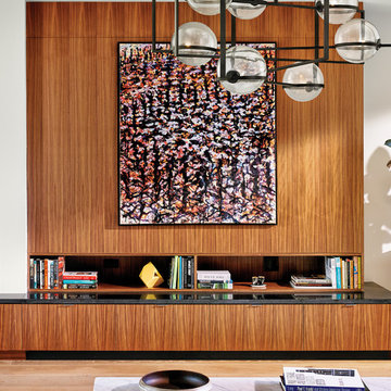 Elliot 8-Light Pendant - Textured Black Finish - Clear Glass