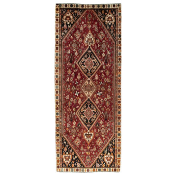 Persian Rug Shiraz 9'11"x3'11" Hand Knotted