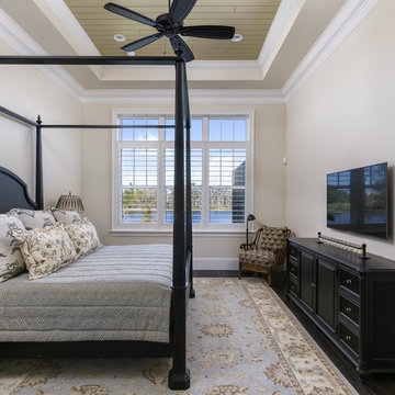 Coastal inspired estate sited on over one acre on Lake Butler in Windermere