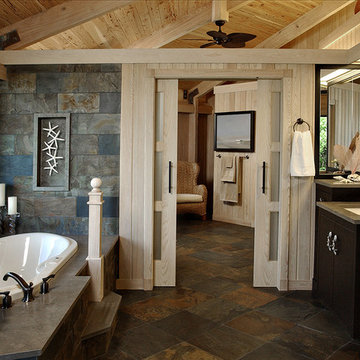 Rustic Master Bathroom