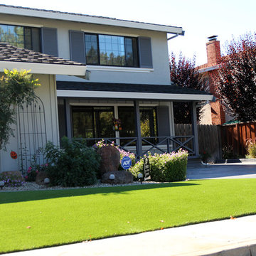 Artificial grass installation in Pleasanton, CA 2