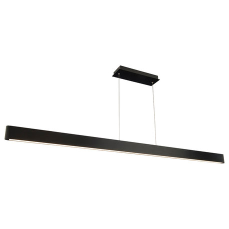 Volo LED Pendant 3000K, Black, 75"