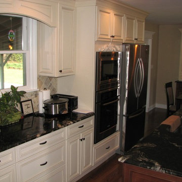 Wellington Ivory and Cinnamon Kitchen and Hutch