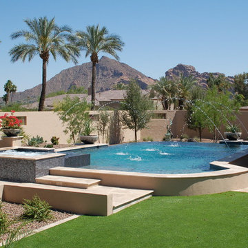 Paradise Valley Negative Edge Pool and Spa