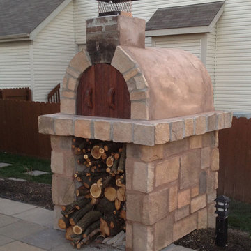 The Rosen Family Wood Fired Brick Pizza Oven in Ohio