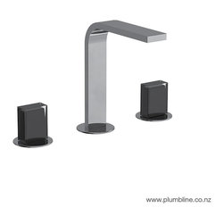 Venezia In 3 Hole Basin Mixer Excl. Handles - Bathroom Sink Taps