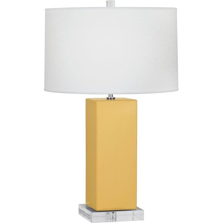 Robert Abbey Harvey TL Harvey 33" Column Table Lamp - Sunset Yellow