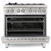 Cosmo Luxury Dual-Fuel Range With 6 Gas Burners and Electric Oven