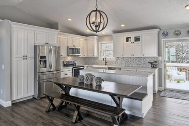 Transitional kitchen photo in Other
