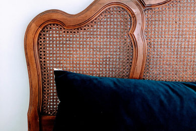 Inspiration for an eclectic bedroom remodel in San Diego