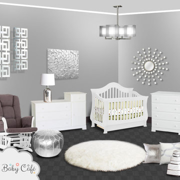 Silver Modern Baby Nursery