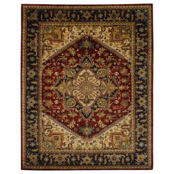 Safavieh Classic Collection CL225 Rug, Multi/Red, 8'3"x11'