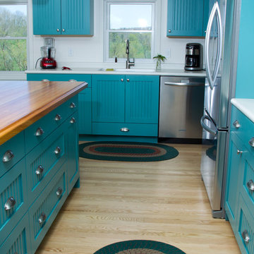 Blue Kitchen Featured in July/August HGTV Magazine