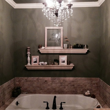Customer installation share; Quoizel mini chandelier