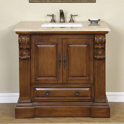 Accord Antique 38 inch Single Sink Bathroom Vanity - Bathroom Vanities And Sink Consoles