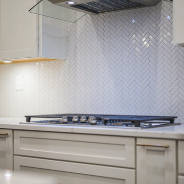 Modern Kitchen Remodel in Frederick County, MD with chic kitchen appliances