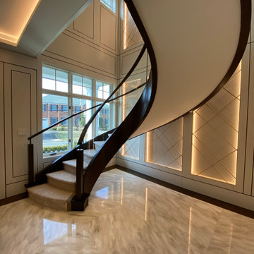 Modern Curved Stairs