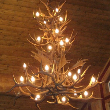 Hand Crafted Antler Chandeliers