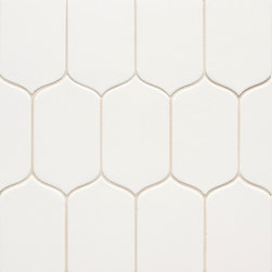 6th Avenue Cocoon Mosiac in White Matte - Tile