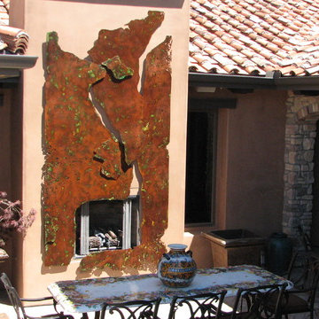 Commissioned Home Fireplace Piece