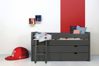 Cool 3 in 1 Compact Bed Combiflex with storage and trundle