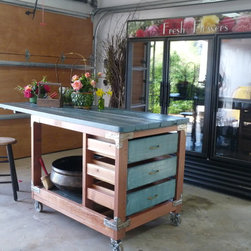 Floral Design Table - Office Carts And Stands