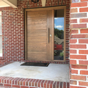 Large pivot door