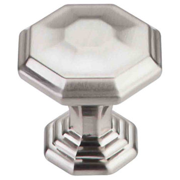 Top Knobs  -  Chalet Knob 1 1/4" - Brushed Satin Nickel