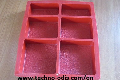 Molds for paving slabs concrete
