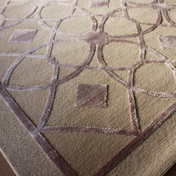 Silk Trellis custom rug design created for Walsh Design Group - Rugs