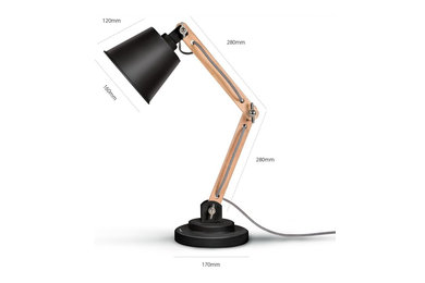 Tomons Scandinavian Desk Lamp DL1002B