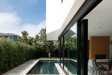 Design ideas for a modern pool in Los Angeles.