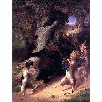 William Holbrook Beard The March of Selenus, 21"x28" Wall Decal