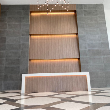 RealCast Concrete - Lobby Feature - By Williams Tile and Marble